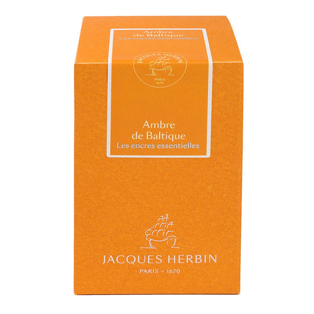 Чернила во флаконе Herbin Prestige 50 мл Ambre de Baltique желто-коричневые (13141JT) 2