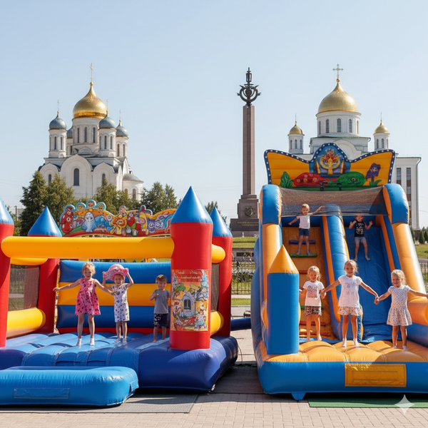 Надувной батут купить в Рубцовске – БатутМастер 🎪