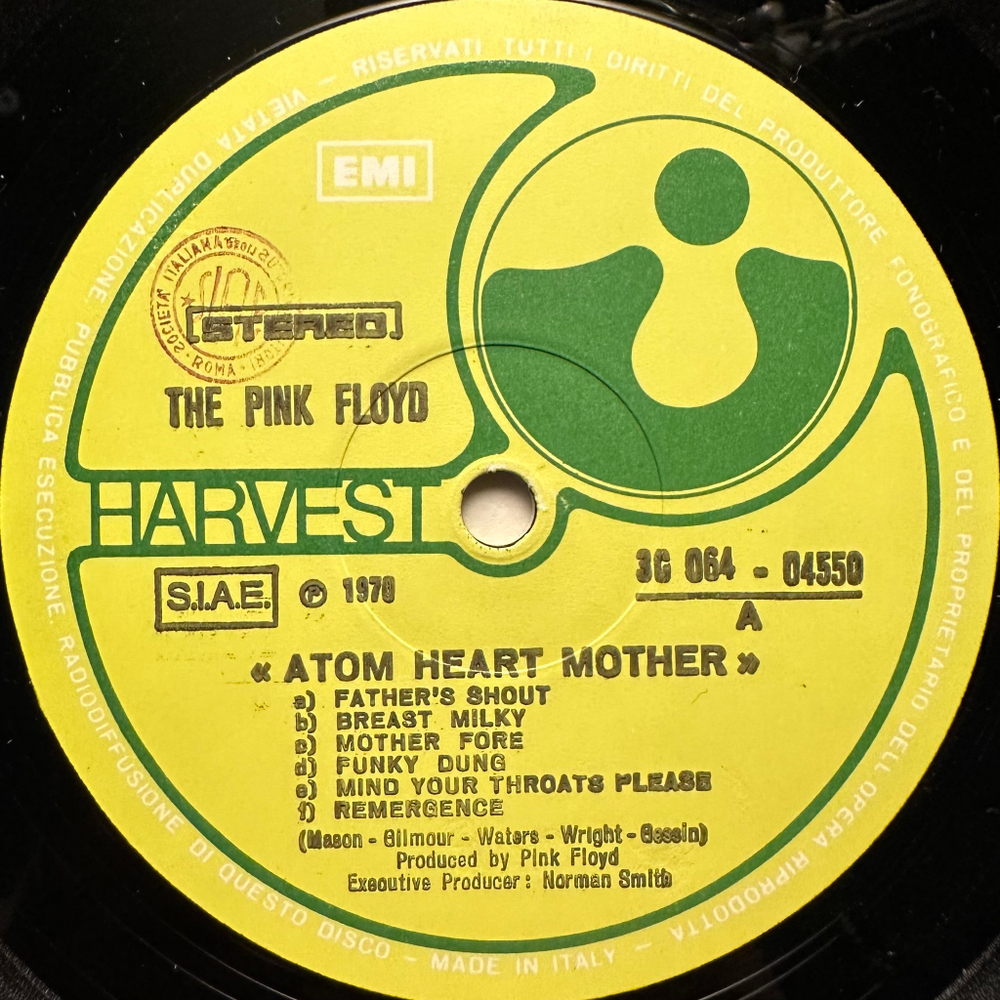 The Pink Floyd - Atom Heart Mother (Италия 1979г.)
