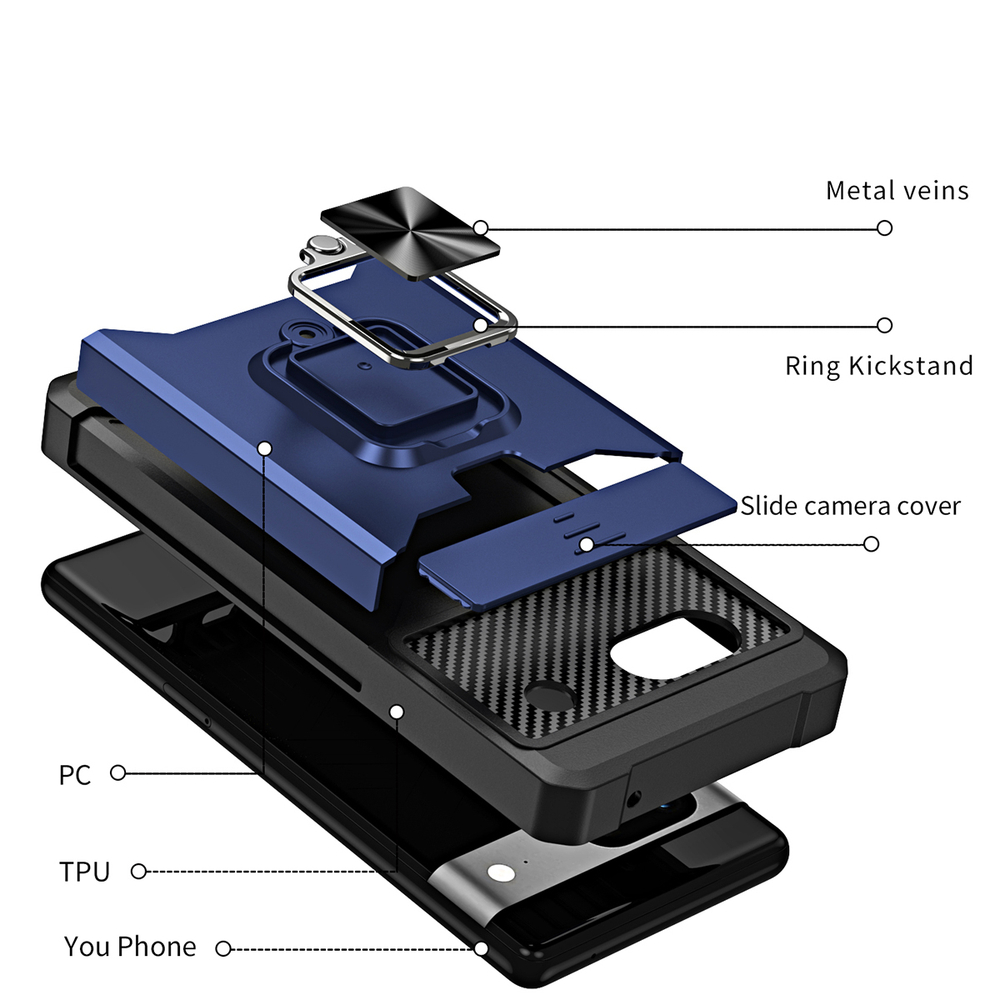 Противоударный чехол Сard Reader Case для Google Pixel 8A