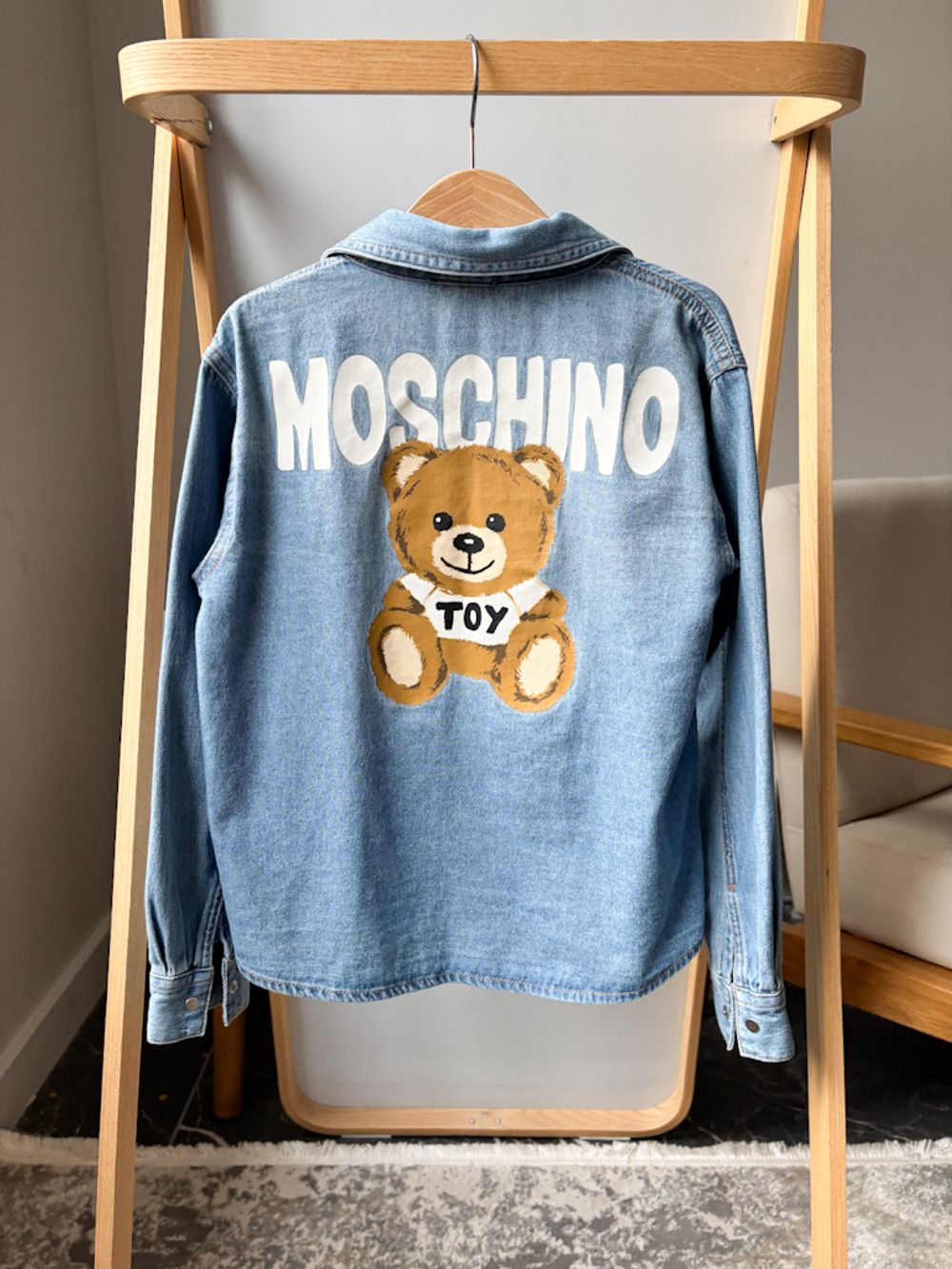 Джинсовая рубашка Moschino, 128