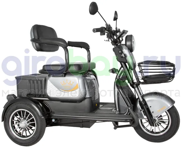 Электроскутер IKINGI SIBTRIKE 1000W (60V/25Ah) - Серый фото №7