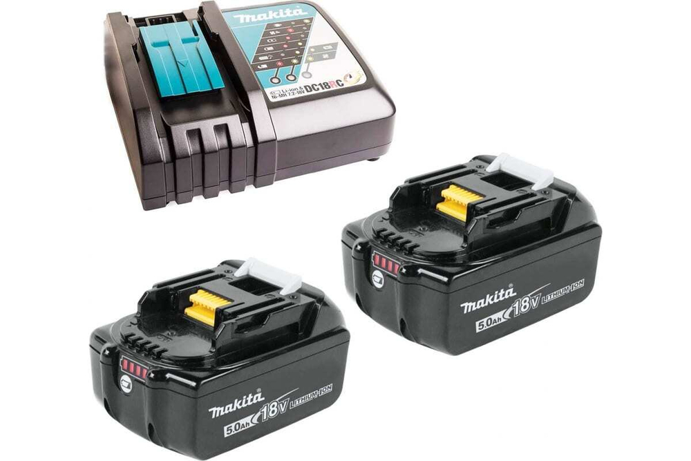 Набор Makita 191L74-5 (зарядное устройство DC18RC + 2 аккумулятора BL1850B)