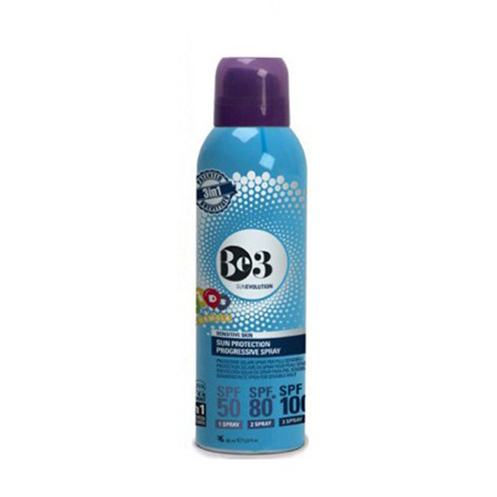 Спрей солнцезащитный с прогрессирующим SPF50/80/100 Be3 Sun Protection Progressive Spray 90мл