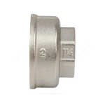 Муфта латунь никель переходная Ду 40х20 (1 1/2"х3/4") ВР/ВР 9019 ГОСТ 32585-2013 Aquasfera 9019-10