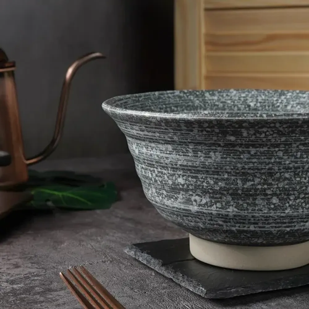 Салатник 1225 мл миска для лапши d 20 см h10,3 см глазурь Glossy Stone Taiga P.L. [1]