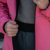 Куртка Softshell демисезонная "Яркий коралл" подростковая
