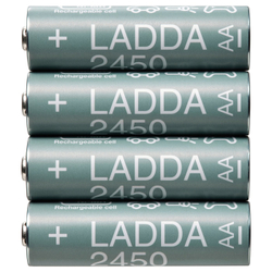 IKEA LADDA  (ИКЕА ЛАДДА)  -  Аккумулятор - HR06 AA 1,2В 2450мАч