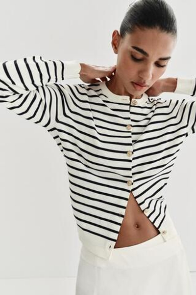ПОЛОСАТЫЙ ТРИКОТАЖНЫЙ СВЕТЕР - ZARA