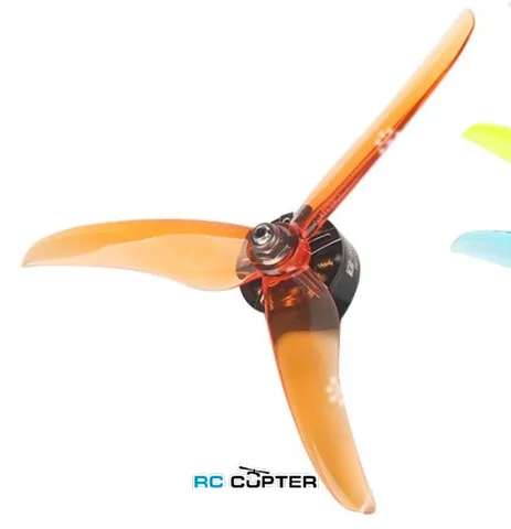 Пропеллер T-Motor T6143 трёхлопастной (2CW+2CCW) (clear orange)