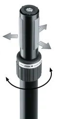 K&M 19674-000-55 Ring Lock наклонный адаптер для стоек 35 мм