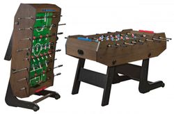 Игровой стол - футбол складной "Maccabi" (140x75x89, венге)