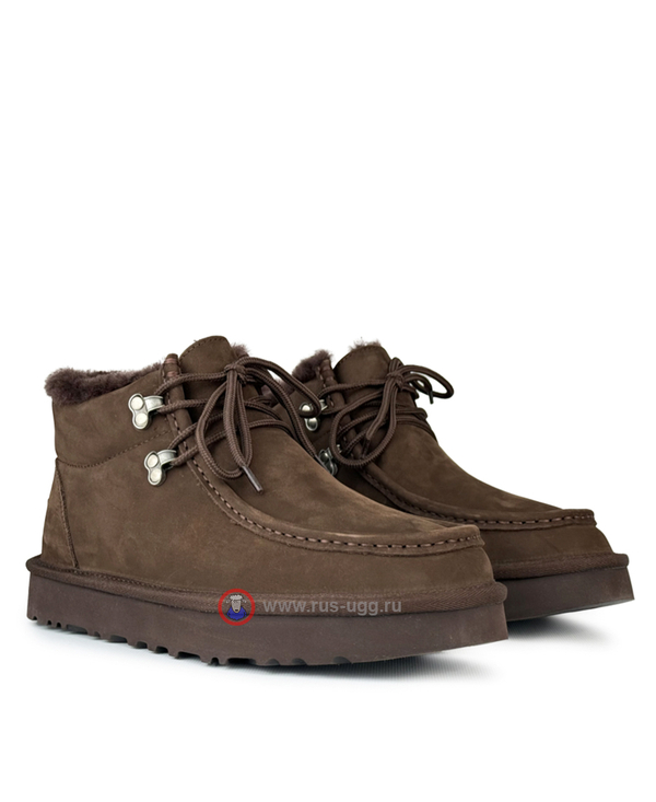 UGG MEN'S AMBUSH WOVEN BOOT Chocolate