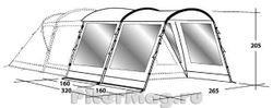 Outwell Lanai Reef Front Extension [110265]