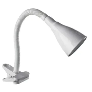 Офисная настольная лампа на прищепке 1*E14 A1210LT-1WH белый Cord Arte Lamp