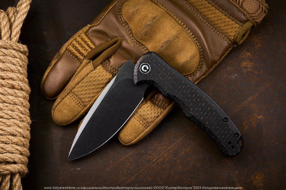 Нож Civivi Praxis C803G сталь 9Cr18MoV BlackWash рукоять Black Coarse Micarta