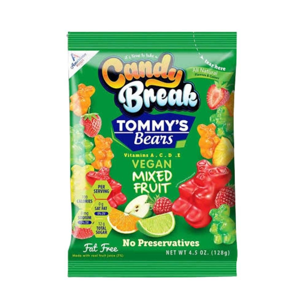 Конфеты желейные Candy Break Tommy s Bears 128г