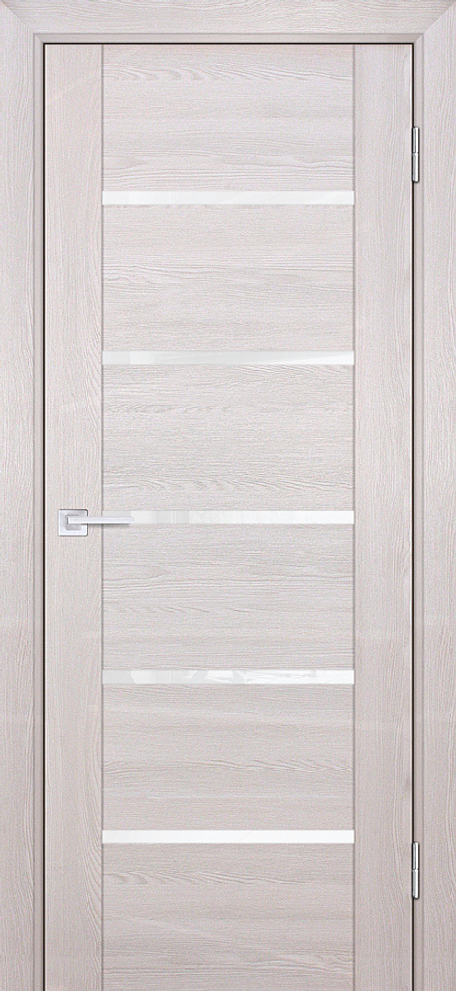 Дверь PSK-7 / Цвет Ривьера крем / белый лакобель / Двери PROFILO PORTE