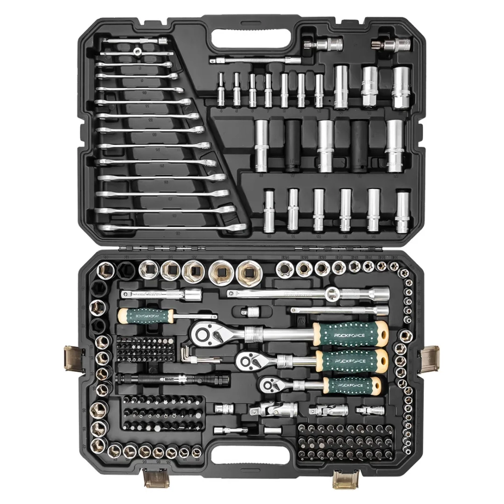 Набор инструментов 216пр. 1/4'', 3/8'', 1/2''(6гр.) RockFORCE LIGHT RF LIGHT-38841L DS