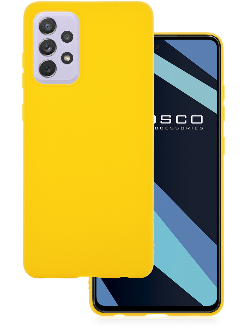 Чехол ROSCO для Samsung Galaxy A72 оптом (арт. SS-A72-COLOURFUL-YELLOW)