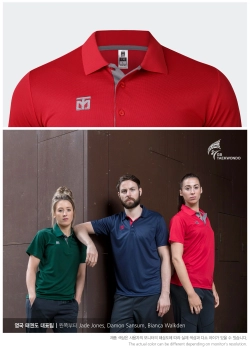 Футболка-поло Mooto Dri-Fit Polo Shirt красная