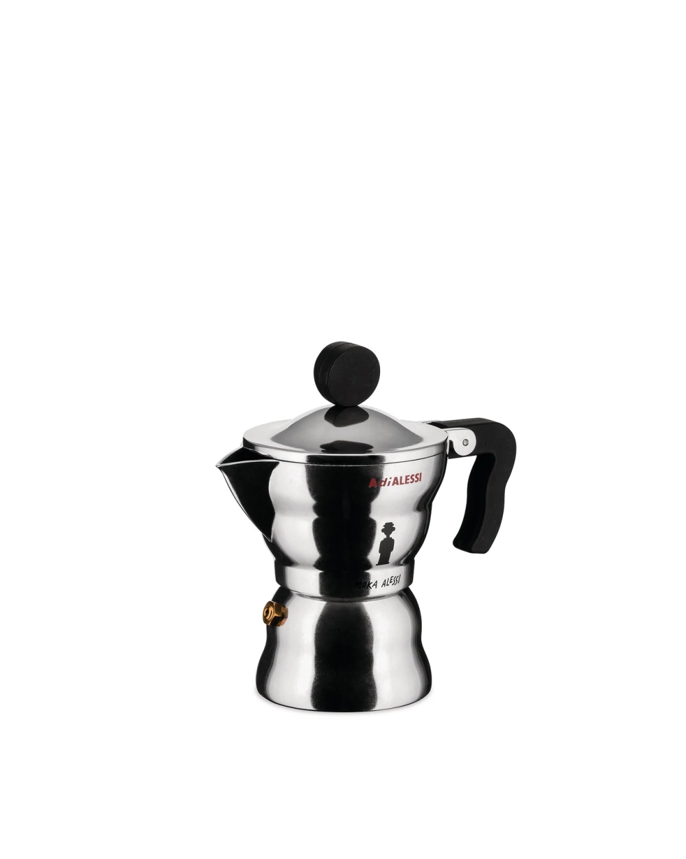 Alessi Алюминиевая Турка кофеварка высокого давления Moka Alessi на 6 чашек. AAM33/6