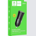 Автомобильное зарядное устройство DENMEN DZ07 2.4A 2xUSB Black
