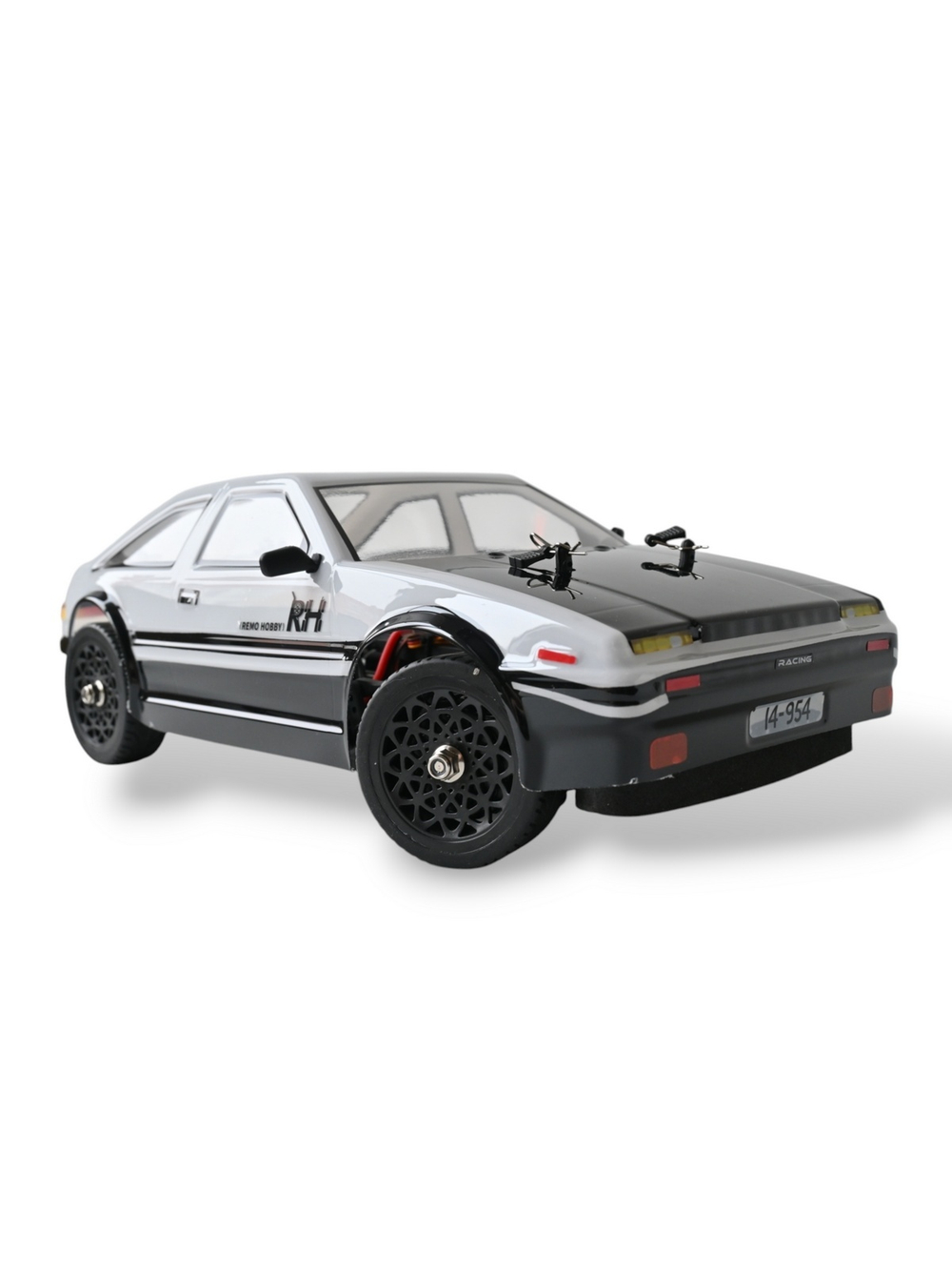 Радиоуправляемая машина для дрифта Remo Hobby RACING & DRIFT (бело-черная) 4WD 2.4G 1/14 RTR