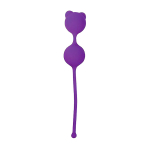 Фиолетовые вагинальные шарики с ушками 2,7см Bior Toys Cosmo CSM-23009-5