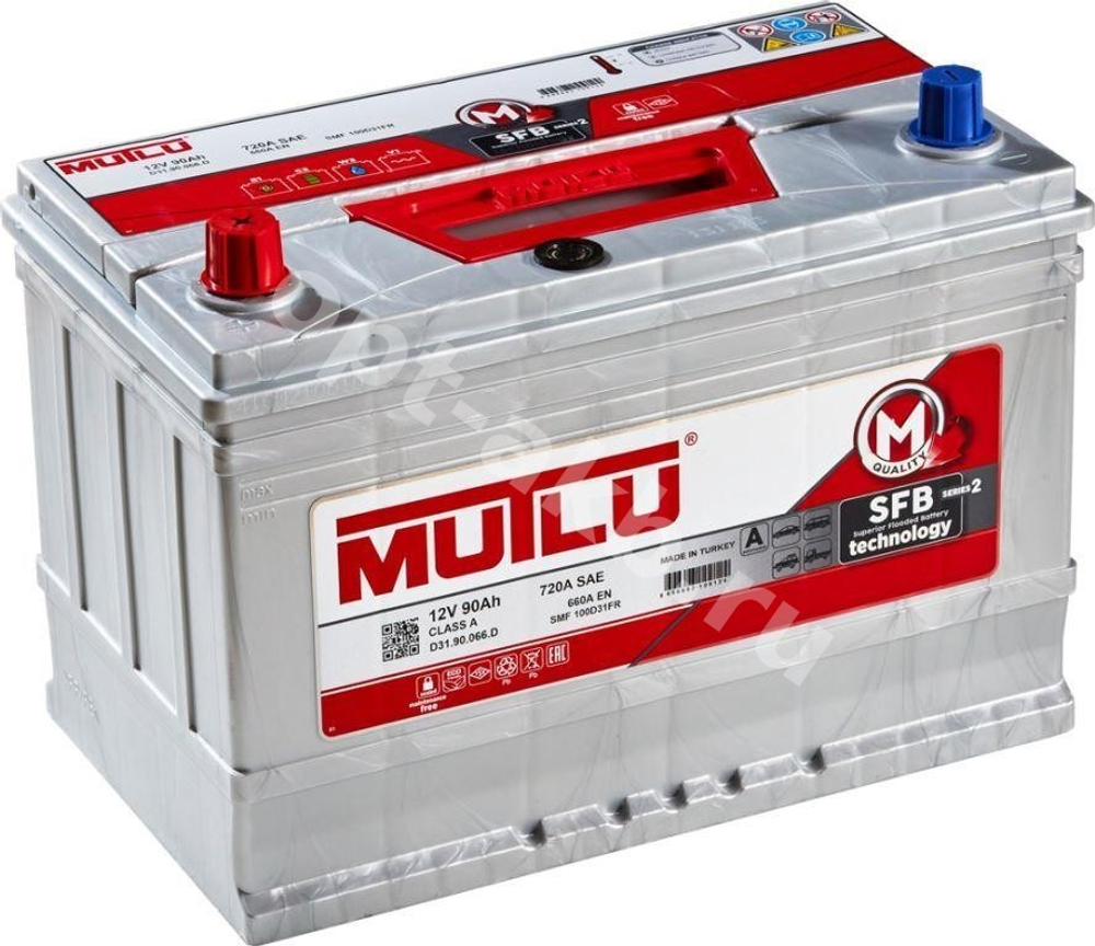 90 D31.90.066.D MUTLU -12V 90 Ah 660 (EN)  н.кр.