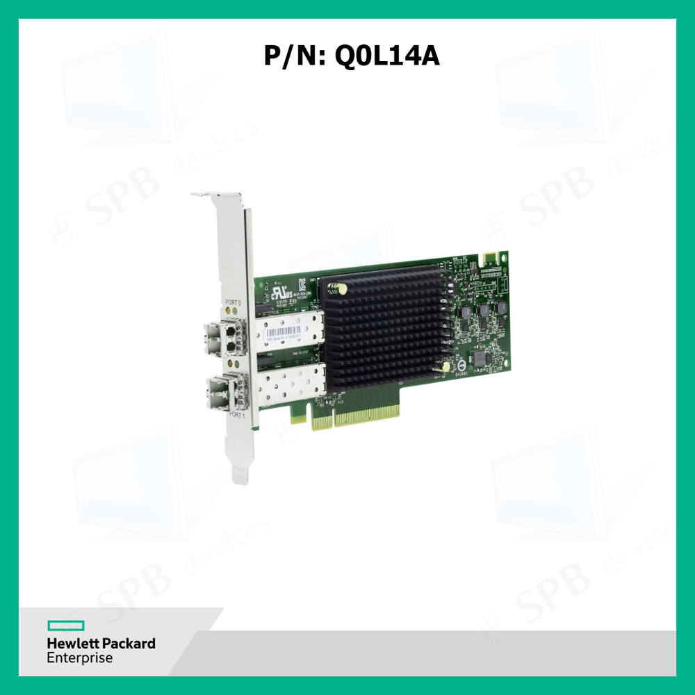 Контроллер HPE StoreFabric SN1200E 16Gb Dual Port Fibre Channel, Q0L14A