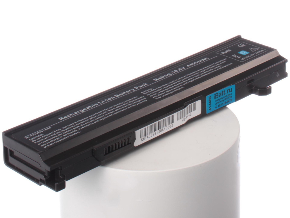 Аккумулятор iBatt 4400mAh, для Satellite A100-847 A80 M70-129 A100-912 M40-294 M70-190 A100-237 A100-712