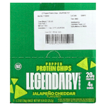 Legendary Foods, протеиновые чипсы, халапеньо и чеддер, 7 пакетиков по 36 г (1,3 унции)