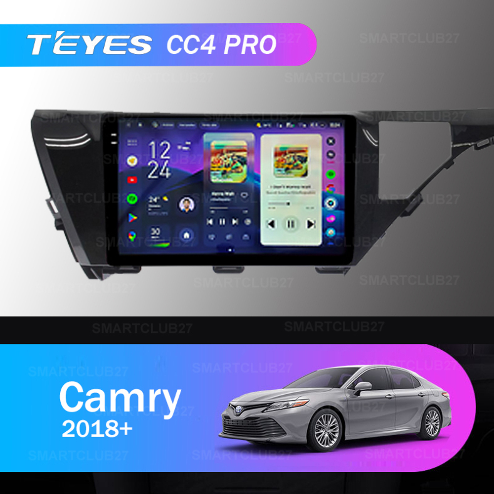 Teyes CC4 Pro 10,2" для Toyota Camry 2018+