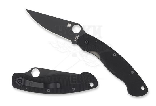 Складной нож Spyderco Military C36GPBK c клинком из стали CPM-S30V, рукоять G10