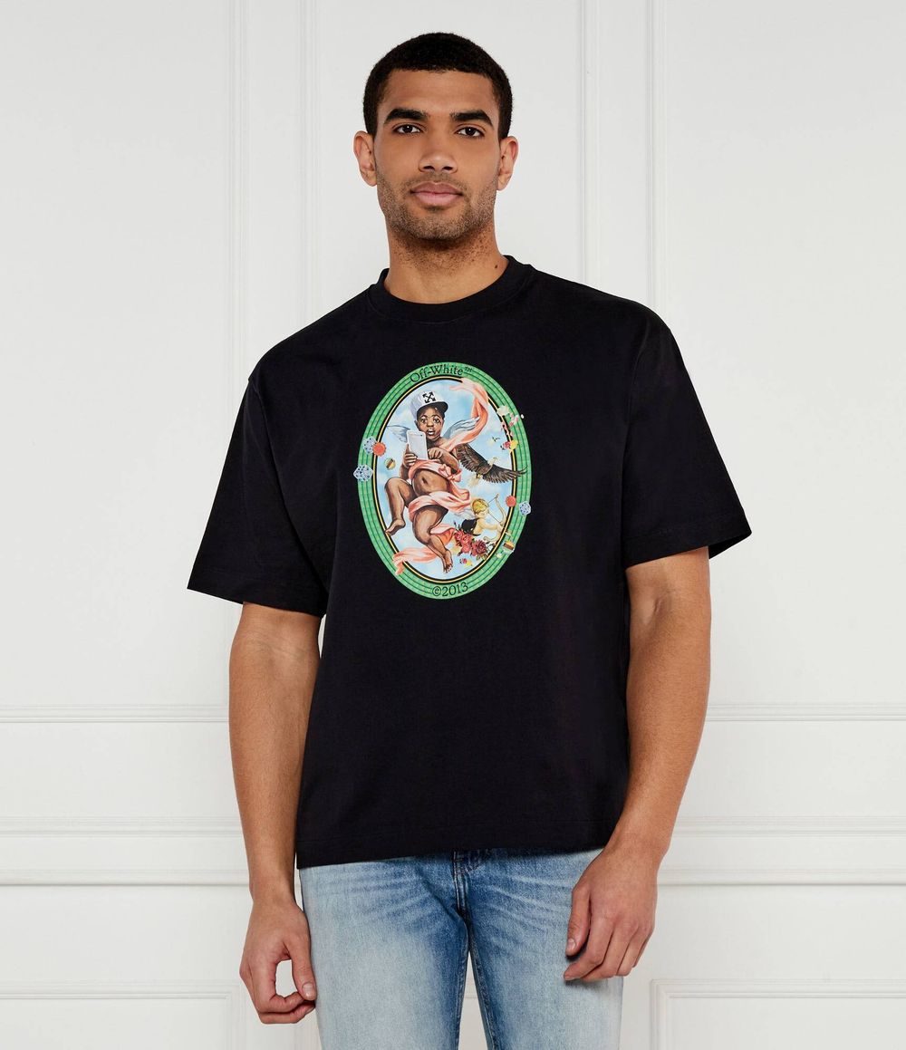 Футболка FRESCO OFF-WHITE - черный(OMAA120S 25JER002)