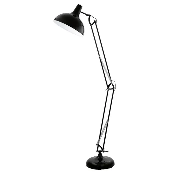 Торшер BORGILLIO 1x60Вт E27, чёрный 38x38x190 см