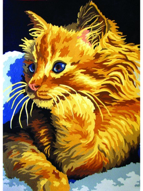 "Рыжий кот"-6229 канва с рисунком