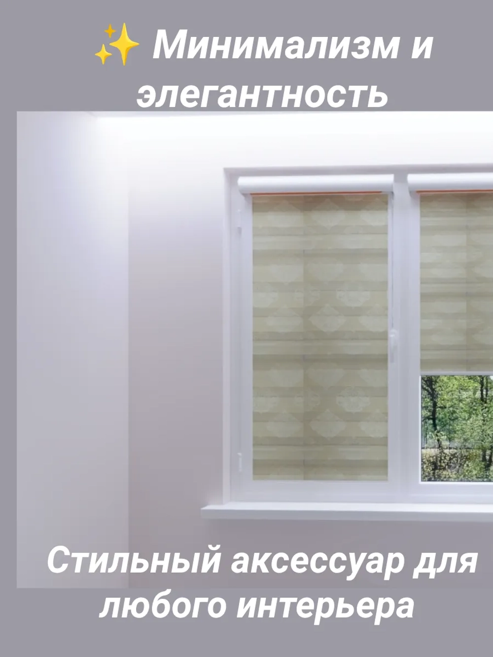 Рулонные шторы День-Ночь 68х130 см