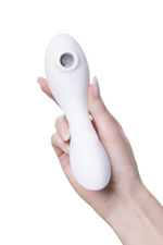 Вакуумно-волновой стимулятор Satisfyer Curvy Trinity 5+ белый