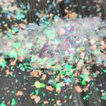 Хлопья белый хамелеон MixSomi-17 для дизайна ногтей, маникюра, бодиарта, макияжа...