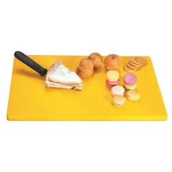 Доска разделочная 400*300*18 мм желтая пластик P.L. Proff Cuisine