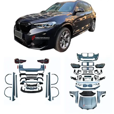Обвес переделка для BMW X3 F25 2011-2017 в X3M F97 G01 Рестайлинг 2021+ БМВ