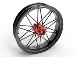 D-S-VQ5-BSB R3,50x17 5-HOLES FRONT TITANIUM SPORT WHEEL