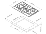 Варочная панель Kuppersberg FS 910 Ant Bronze газовая