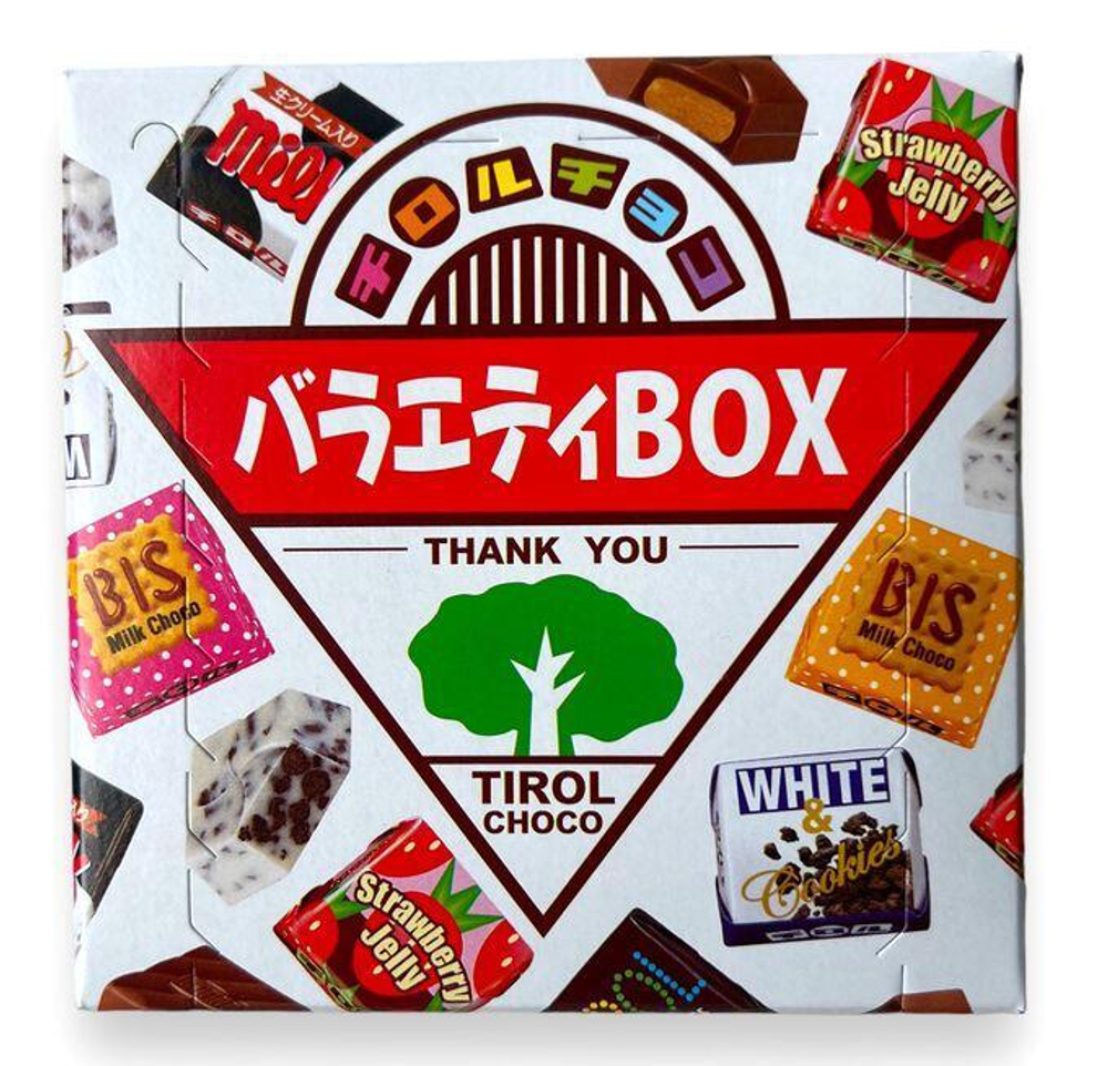 Шоколад Variety box ассорти 20шт, Tirol Choco, 130г