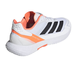 Мужские кроссовки теннисные Adidas Defiant Speed 2 M - cloud white/core black/lucid orange
