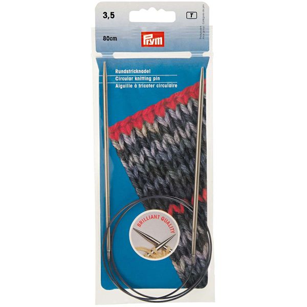 Спицы круговые Prym ⌀3,5 мм, 80 см, S090352