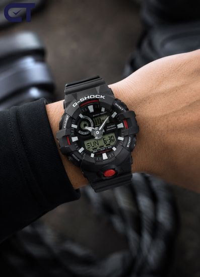 CASIO GA-700-1ADR G-SHOCK мужские наручные часы — ударопрочная модель G-SHOCK с WR200 и крупным спортивным корпусом