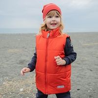 Шапка трикотажная двухслойная с отворотом "Паприка"